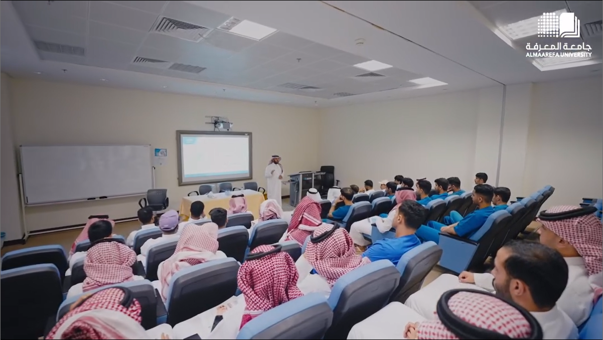 نظمت كلية العلوم التطبيقية بجامعة المعرفة اللقاء الإرشادي الأول للطلبة المستجدين من مبتعثي القوات البرية.